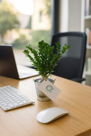 PLANT D'ARBRE EN POT ZINC