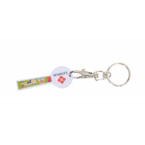 PORTE CLES JETON ALUMINIUM