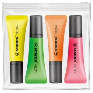 SET 4 SURLIGNEUR STABILO NEON