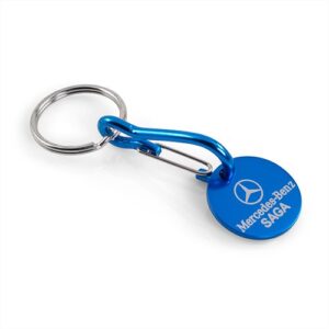 PORTE CLES JETON ALUMINIUM