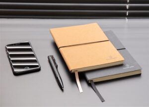 CARNET DE NOTES A5 EN CUIR RECYCLE