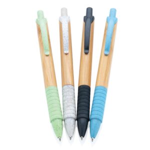 STYLO EN BAMBOU ET FIBRE DE PAILLE