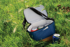 SAC ISOTHERME DOUBLE TON AVEC FINITION LIEGE