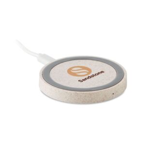CHARGEUR SANS FIL EN PAILLE DE BLE PLATO+