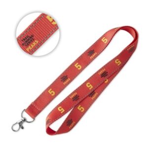 TOUR DE COU PLAT POLYESTER AVEC LISERES REFLECHISSANTS
