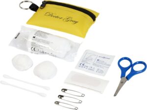 POCHETTE PORTE CLES 16 PIECES POUR PREMIERS SECOURS VALDEMAR