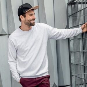 SWEAT-SHIRT COL ROND HOMME JAMES & NICHOLSON