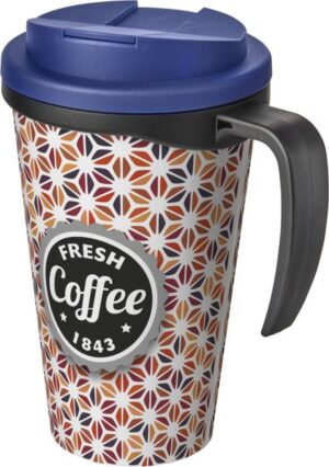 MUG ISOLANT BRITE-AMERICANO® GRANDE 350ML AVEC COUVERCLE ANTI FUITE