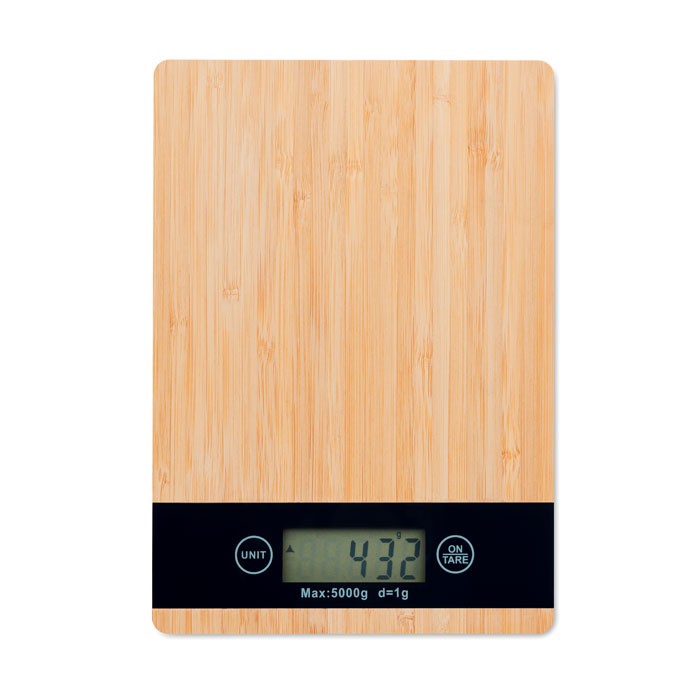 BALANCE NUMERIQUE DE CUISINE EN BAMBOU PRECISE