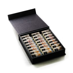 COFFRET DEGUSTATION 24 CARRES DE CHOCOLAT 5GR