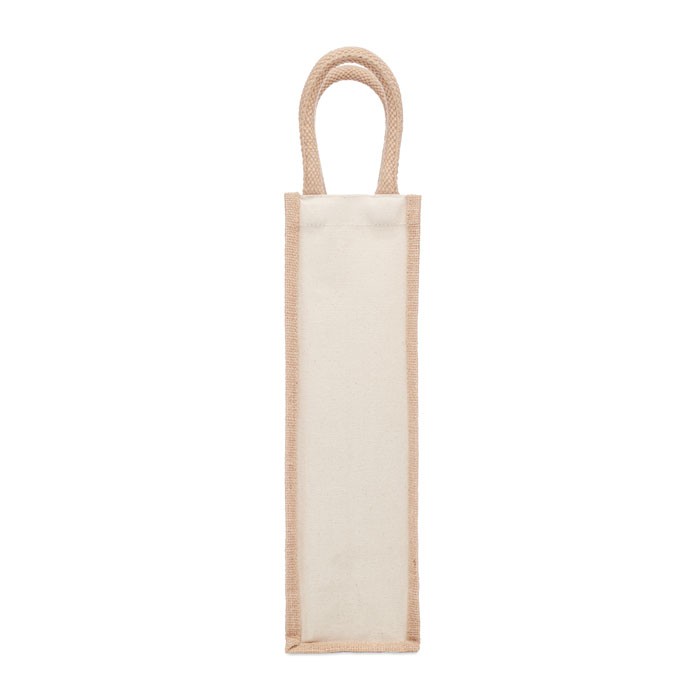 SAC 1 BOUTEILLE DE VIN EN JUTE ET TOILE CAMPO DI VINO