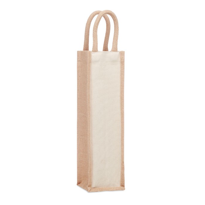 SAC 1 BOUTEILLE DE VIN EN JUTE ET TOILE CAMPO DI VINO