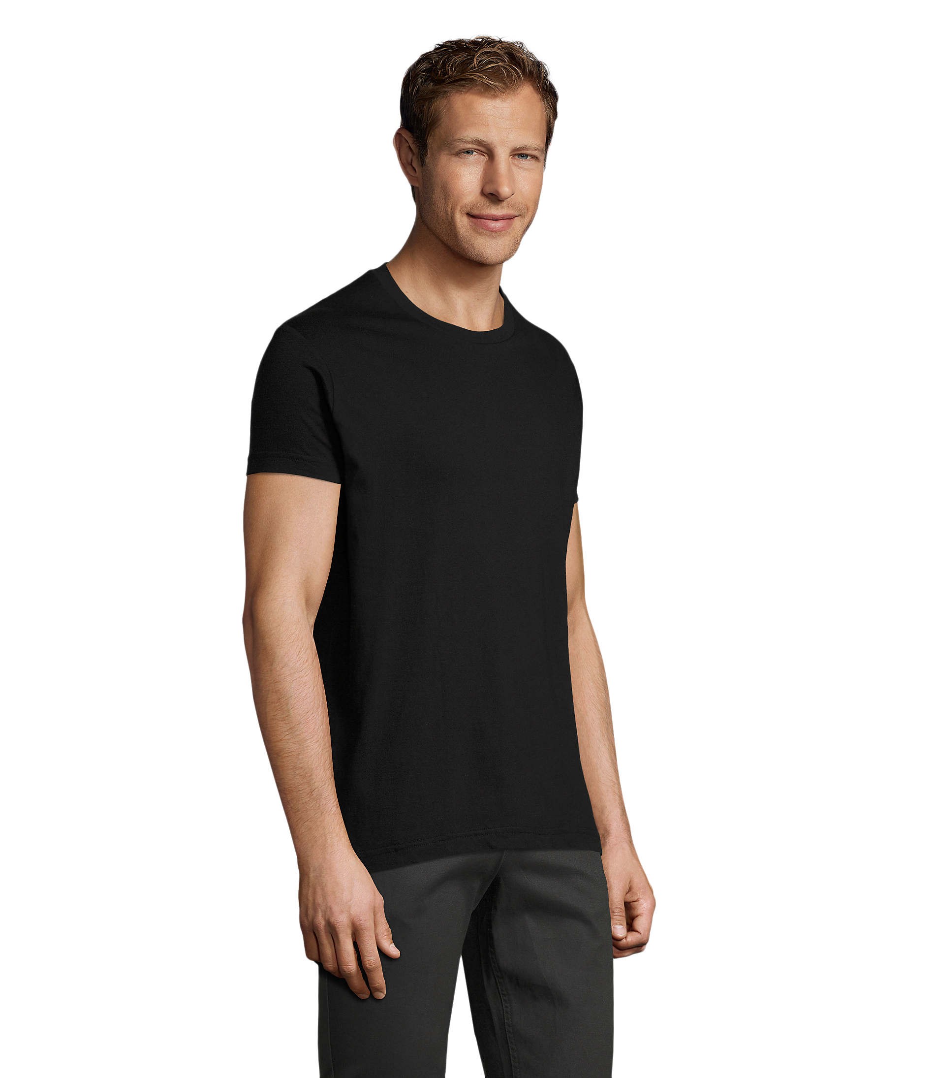T-SHIRT HOMME MANCHES COURTES 150GR REGENT FIT