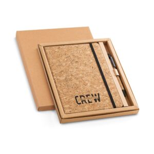 SET BLOC NOTES A5 ET STYLO EN LIEGE FREUD