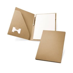 CONFERENCIER A4 EN CARTON AVEC STYLO POE