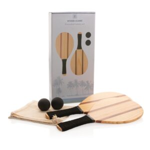 SET DE RAQUETTES FRESCOBOL EN BOIS