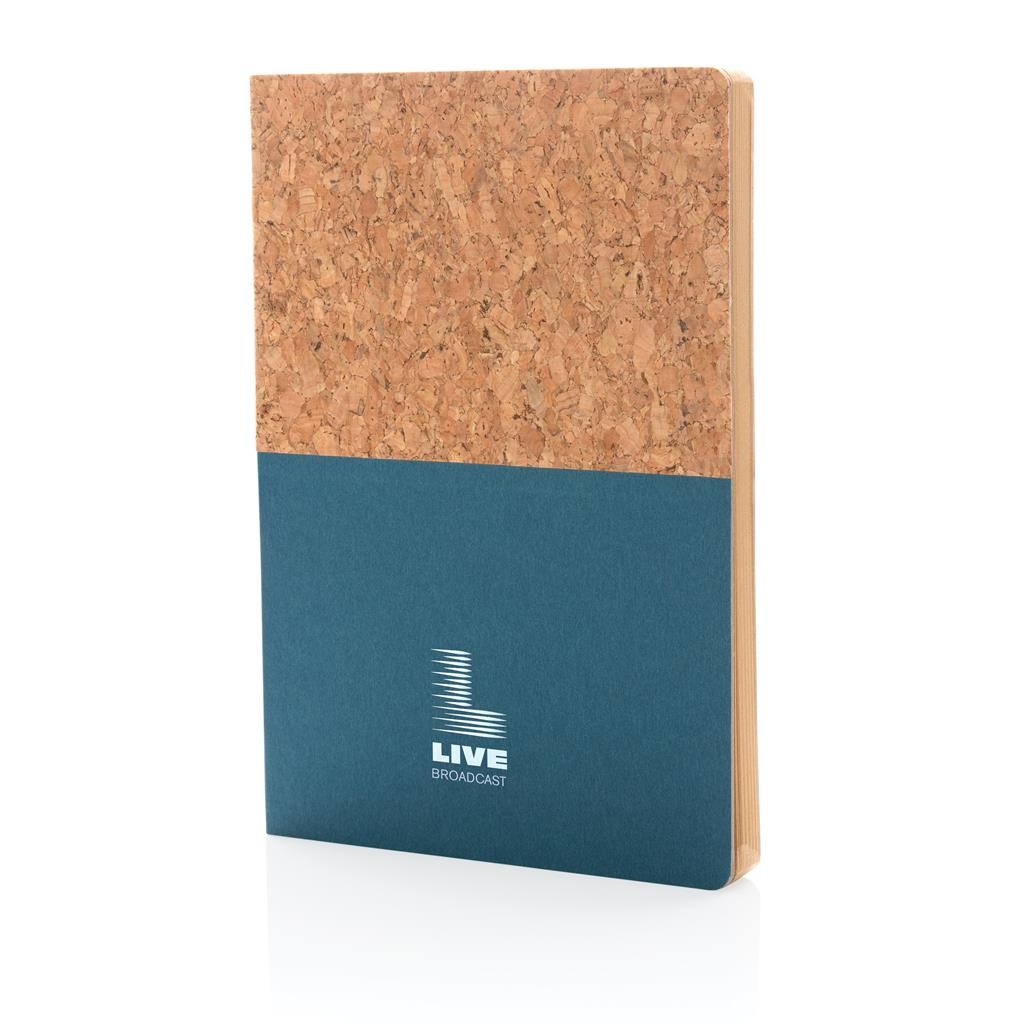 CARNET A5 A COUVERTURE EN KRAFT ET EN LIEGE