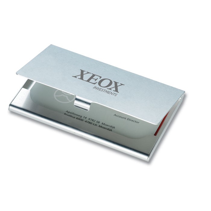 ETUI CARTE DE VISITE EN ALUMINIUM EPSOM