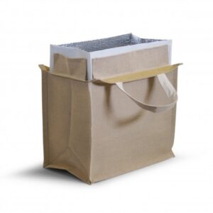 SAC SHOPPING ISOTHERME AMOVIBLE EN JUTE ET COTON ISOSHOP LARGE