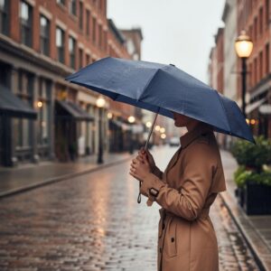 PARAPLUIE PLIABLE A OUVERTURE AUTOMATIQUE