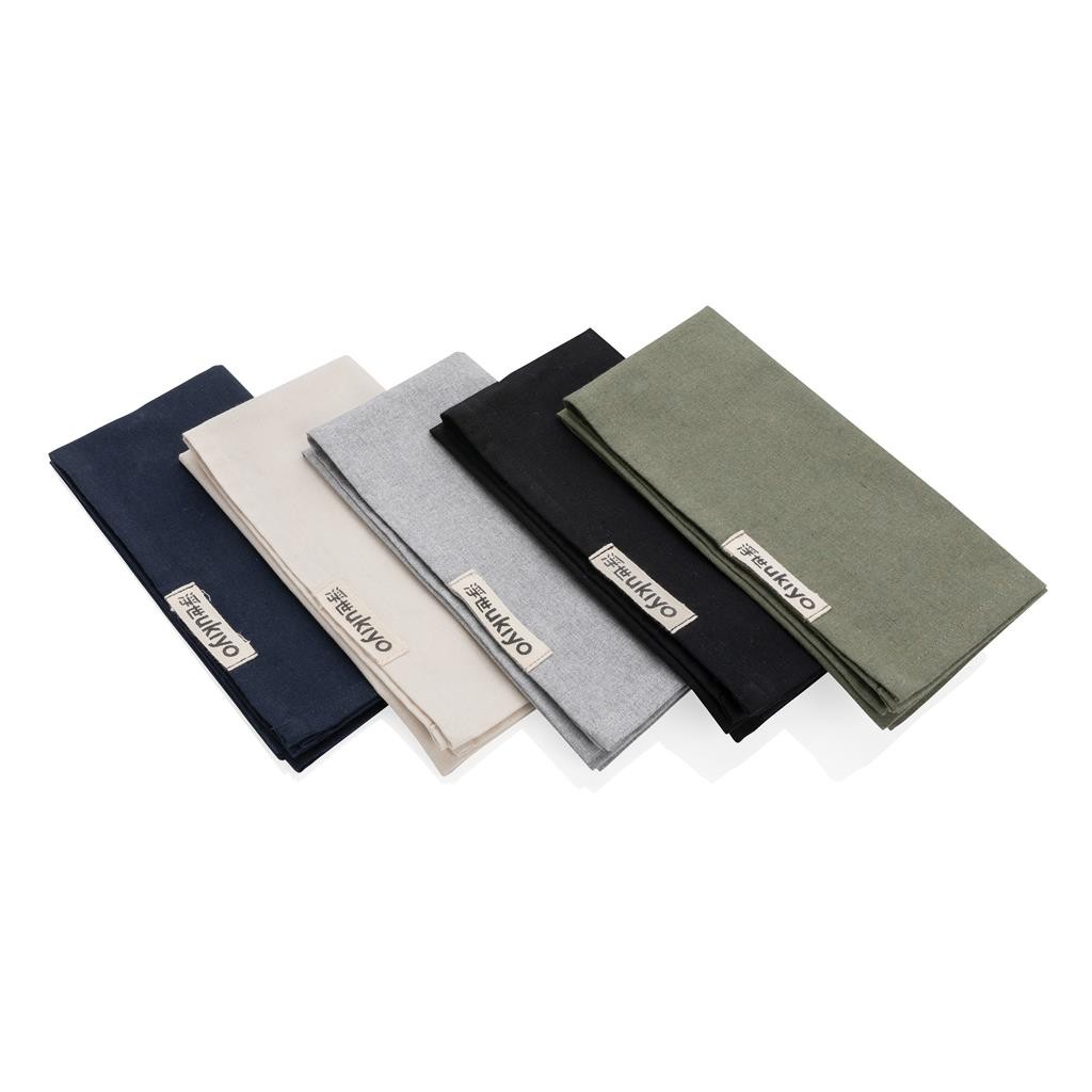 SET DE 4 SERVIETTES DE TABLE UKIYO EN RCOTTON 180GR AWARE™
