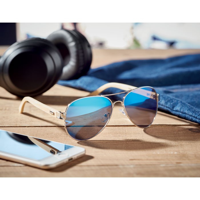 LUNETTES DE SOLEIL UV400 AVEC BRANCHES BAMBOU HONIARA