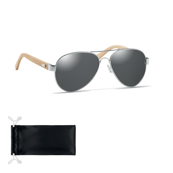 LUNETTES DE SOLEIL UV400 AVEC BRANCHES BAMBOU HONIARA
