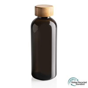 BOUTEILLE 600ML EN RPET GRS AVEC COUVERCLE BAMBOU FSC®