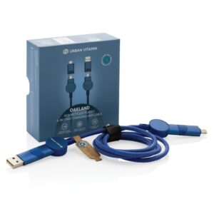 CABLE OAKLAND 1.2 METRES 6 EN 1 A CHARGE RAPIDE 45W
