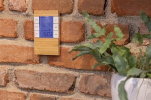 STATION METEO EN BAMBOU FSC® ET PLASTIQUE RECYCLE RCS UTAH