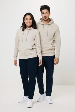 SWEAT A CAPUCHE EN COTON RECYCLE ET NON TEINTE IQONIQ JASPER