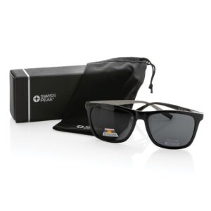 LUNETTES DE SOLEIL POLARISEES SWISS PEAK EN PLASTIQUE RECYCLE