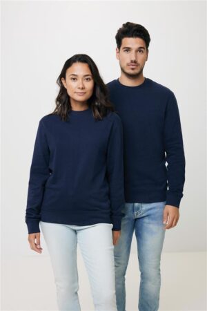 PULL A COL ROND EN COTON RECYCLE IQONIQ ZION