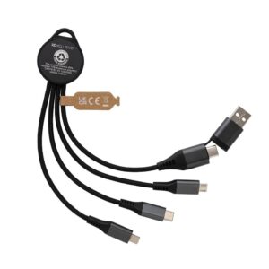 CABLE DE CHARGEMENT 6 EN 1 EN ALUMINIUM RECYCLE RCS TERRA