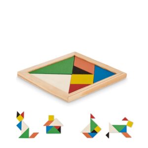 JEU DE PUZZLE EN BOIS TANGRAM