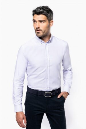 CHEMISE OXFORD MANCHES LONGUES HOMME
