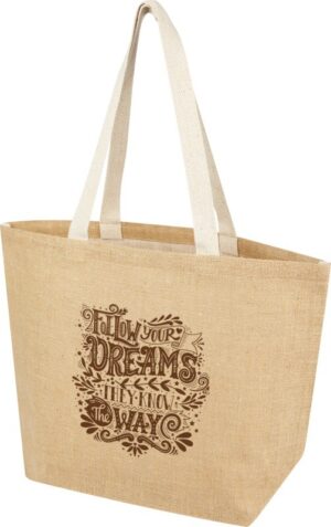 SAC SHOPPING EN JUTE 300GR DE 12L JUTA