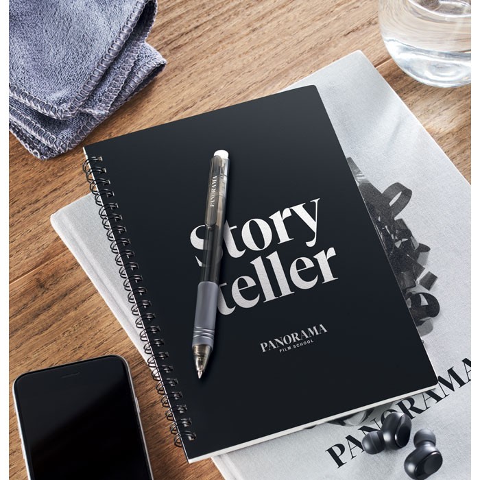 CARNET A5 REUTILISABLE AVEC COUVERTURE EN PP NOBUUK