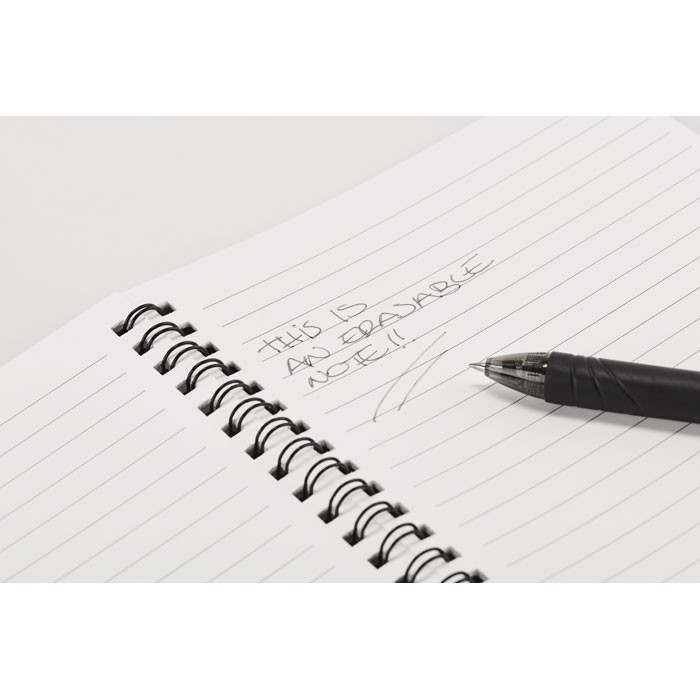CARNET A5 REUTILISABLE AVEC COUVERTURE EN PP NOBUUK