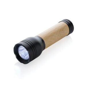 LAMPE 1W EN PLASTIQUE RECYCLE RCS ET BAMBOU LUCID
