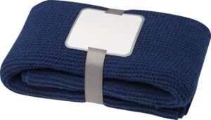 COUVERTURE TRICOTEE SUZY DE 150*120 CM EN POLYESTER CERTIFIE GRS