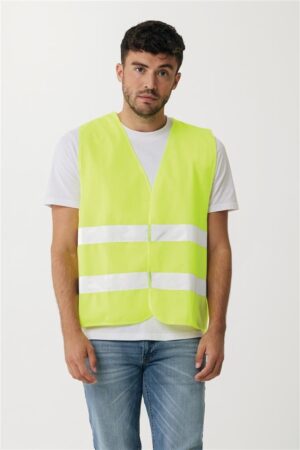 GILET HAUTE VISIBILITE DE SIGNALISATION EN RPET GRS