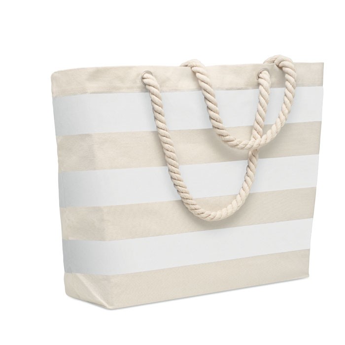 SAC SHOPPING OU DE PLAGE RAYE EN COTON 220GR HEAVEN STRIPE