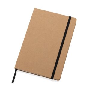 CARNET A5 EN KRAFT RECYCLE ET PAPIER DE VERRE CRAFSTONE