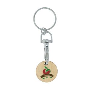 JETON BAMBOU AVEC PORTE CLES