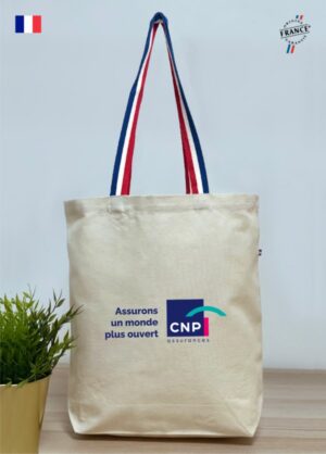 TOTE BAG 250GR COTON BIO GRS A SOUFFLET