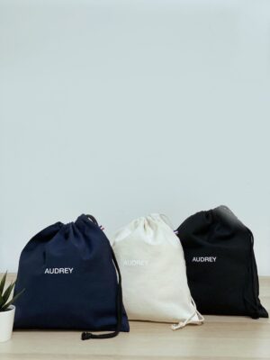 POCHON 250GR EN COTON BIO & RECYCLE GRS AUDREY XS