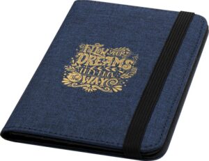 PORTE PASSEPORT RFID EN RPET CERTIFIE GRS ROSS