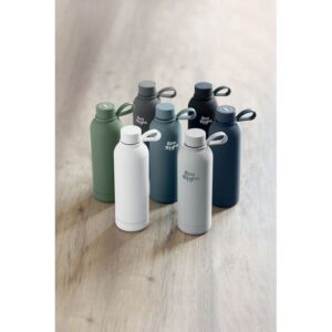 BOUTEILLE 500ML ISOTHERME EN ACIER RECYCLE EMERALD