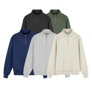 SWEAT ZIPPE COTON BIO 340GR